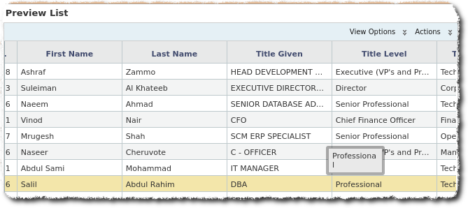 Upload Update Contacts